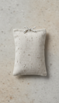 Linen aromatherapy pouch with lavender
